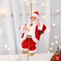Christmas Supplies Climbing Rope Electric Santa Claus Climbing Ladder Parachute Twerk Santa Claus Dance Tree Twerk Climbing Ladder Santa Claus ChristmasTree Ornament. 