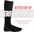 Pro Feet Multi-Sport Knee High Nylon Socks - Black (Product of USA). 
