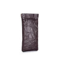 Cowhide Glasses Bag High-quality Portable Design Retro Sunglasses Case Ultra-Thin Leather Eyewear Holder for Travel use. 