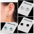 Acupressure Slimming Earrings Healthcare Weight Loss Stud Earring Healthy Stimulating Acupoints Gallstone Clip Magnetic Therapy. 