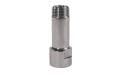 Cp nipple 1 to 6 Inch Brass Qabil Company extension for muslim shower toilet hand shower and bib tap thread nipple 3/8 x 3/8, 1/2 x 1/2. 