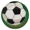 FOOTBALL THEME PAPER PLATES - PACK OF 10 PAPER PLATES - FOOTBALL PLATES. 