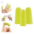 3x Insulation Finger Cover Silicone Sturdy Cut Resistant for Kitchen Fingers Cover Thumb Protector Durable for Sculpturing Finger Thumb Cots. 