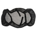 D Design Motorcycle Seat Mesh, Seat Cover Motorcycle Anti-Slip 3D Mesh Fabric Seat Cover Breathable Waterproof Motorbike Scooter Seat Covers Cushion All Season Round Universal Fitment YBR, Honda, Suzuki Etc. 