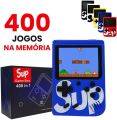 Sup Game Portable Video Game Box with Mario, Super Mario, Dr Mario, Contra, Turtles, and Other 400 Games with Battery Included. 