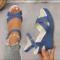 Urban Edge: Women’s Denim Heels New Collection. 