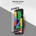Google Pixel 4 Screen Glass Protector HD Edge to Edge Full Glue Tempered Glass For Pixel 4 - Black. 