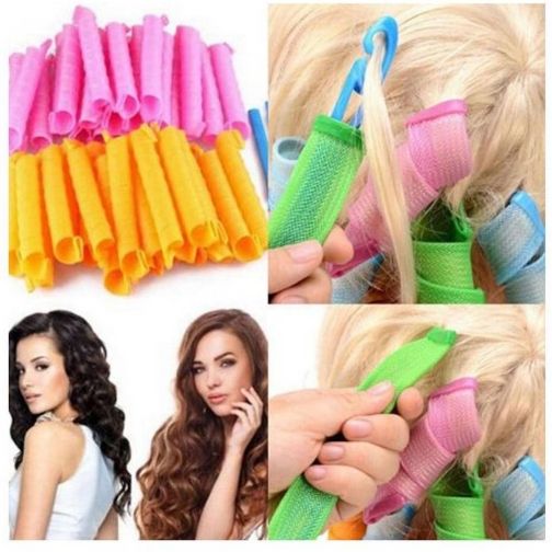 High Speed Changing Magic Leverag Hair Curlformer 18 Pcs Magic Plastic Manual Curler Magic Leverag Magic Volume Magic Hair Styling Rollers Curlers Hair Styling Rollers Curlers Twist Tool Salon