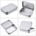 Metal Storage Box Silver Storage Box Tin Storage Box Storage Box Case Organizer. 