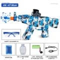 Electric Gel Ball Blaster Gun AK47 Splatter Blasters Automatic, Ball Blaster for Splat Gun Automatic Outdoor Activities-Boys and Girls Fighting Shooting Team Game. 