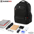 SUISSEWIN 15.6 Laptop Business Commuting Urban Fashion Backpack For Travelling University College School SD6901. 