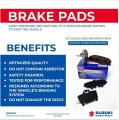 Suzuki Genuine Front Disc Brake Pad Set - SUZUKI Genuine Front Disc Brake Pad Set (IT212C.D28) for Wagon R V(XR, VXL, VXL9 AGS). 