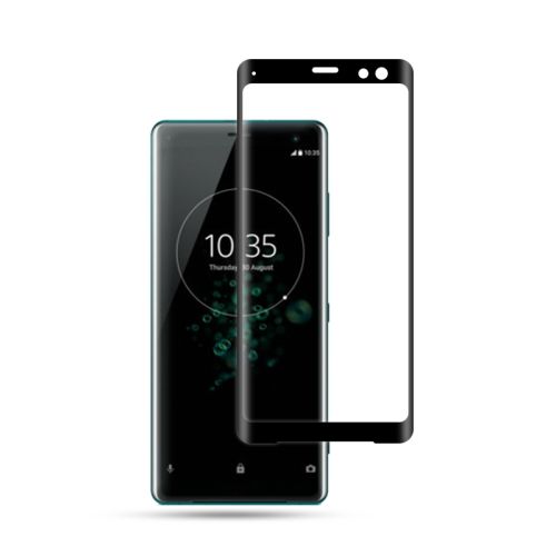 Tempered Glass for Sony Xperia XZ3 Curved Glass Full Coverage Screen Protector - BLACK