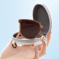 Portable Square Foldable Sunglasses for Women Female Vintage Design Sun Glasses Men Ladies Eeywear UV400. 