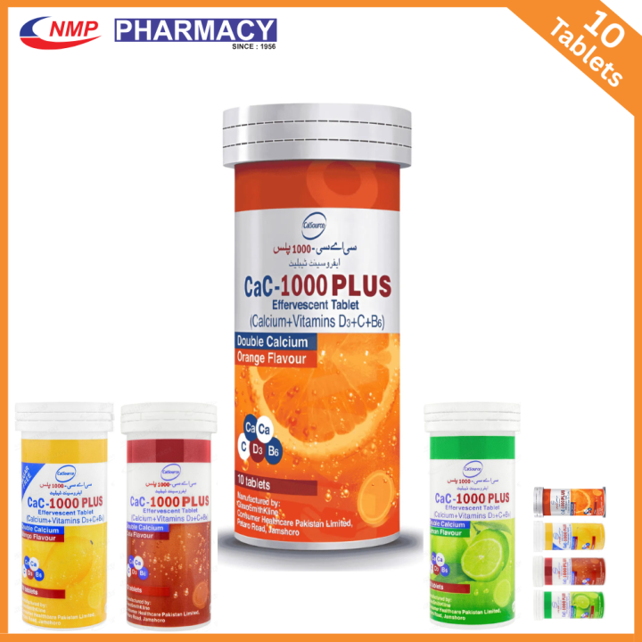 CAC 1000 Plus Calcium supplement, Small All Flavor available | Daraz.pk