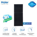 Haier 09 Cu Ft / E-Star Series / HRF-246 EPB (Deepest Freeze +Direct Cool+ 1 Hour Icing Technology +Wide Voltage+ Glass Door) Black Colour /Refrigerator / 10 Years Warranty.. 