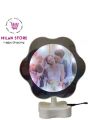 Best quality LED photo frame, Hart shape photo frame, magic mirror photo frame. 