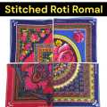 Pack Of 3 Full Stitched Roti Romal In Different Colours, 100% Cotton Stitched Napkin's/ Roti Warm Cloth, Roti Cover For Kitchen... 
