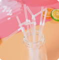 100Pcs/Bag Transparent Drinking Straws Bend Or Straight Plastic Straws For Kitchenware Party Beverage Water Drink Flexible Disposable Straws. 