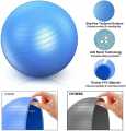 Anti Burst 75CM Gym Ball, Exercise ball with Air Pump,Yoga Ball. 