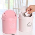 Portable Plastic Desktop Trash Garbage Cans Mini Table Trash Container Trash Bin Desk Organizer Kids Bedroom Clean Box. 