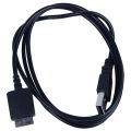 USB data charg cable cord Sony Walkman E052 A844 A845 MP3 MP4 player black. 