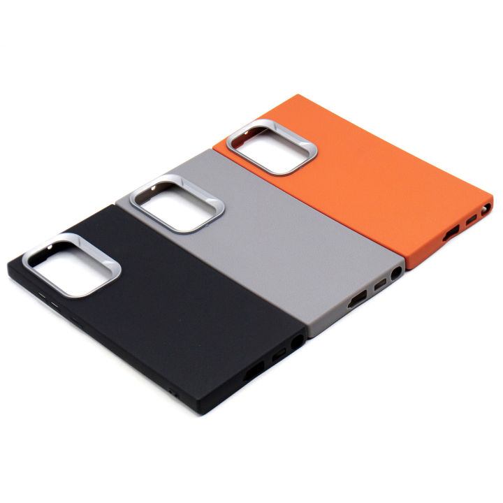 Samsung Galaxy S22 Ultra New Styles Multicolour Soft Matte Silver Camera Style Case For Samsung S22 Ultra