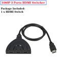 Poppies Muoe 4K 2K 3x1 HDMI Cable Splitter HD 1080P Video Switcher Adapter 3 Input 1 Output Port HDMI Hub for Xbox PS4 DVD HDTV PC Laptop TV. 