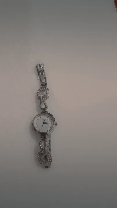 Watch%20for%20girls%7Cwoman%7Cladies%7Cgift%7CElegant%20Silver%20Bracelet%20Watch%20with%20Crystal%20Accents%20For%20girl%20and%20woman%20-%20Image%202