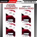 Kingston M.2 SSD NVMe 500/1000/2000/4000 GB - NV3 PCIe SSD - 3 Years Warranty. 