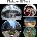 Cell Phone Fisheye Lens 3 In 1 Wide Angle + Macro Camera + Fish Eyes Camera Lenses with Clip on For Iphone 12 11 Samsung Huawei-Blue. 