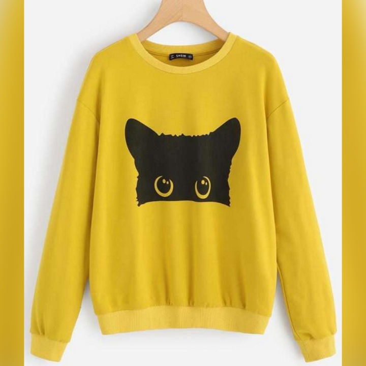 New HB Chemistry Edition Black Cat Sweatshirt For Women