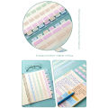 4 Sheets Sticky  Tabs Writable File Tabs Flags Notebook Books Page Markers. 