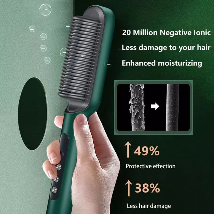 Hair%20Straightener%20Brush%20Curling%20Comb%202%20In%201%20Hair%20Hot%20Comb%20Anti-Scald%20Hair%20Straightener%20Brush%20For%20Girls%20Electric%20Heated%20Hair%20Styler%20Tool,%20Travel,%20Professional%20Salon%20at%20Home%20-%20Image%202