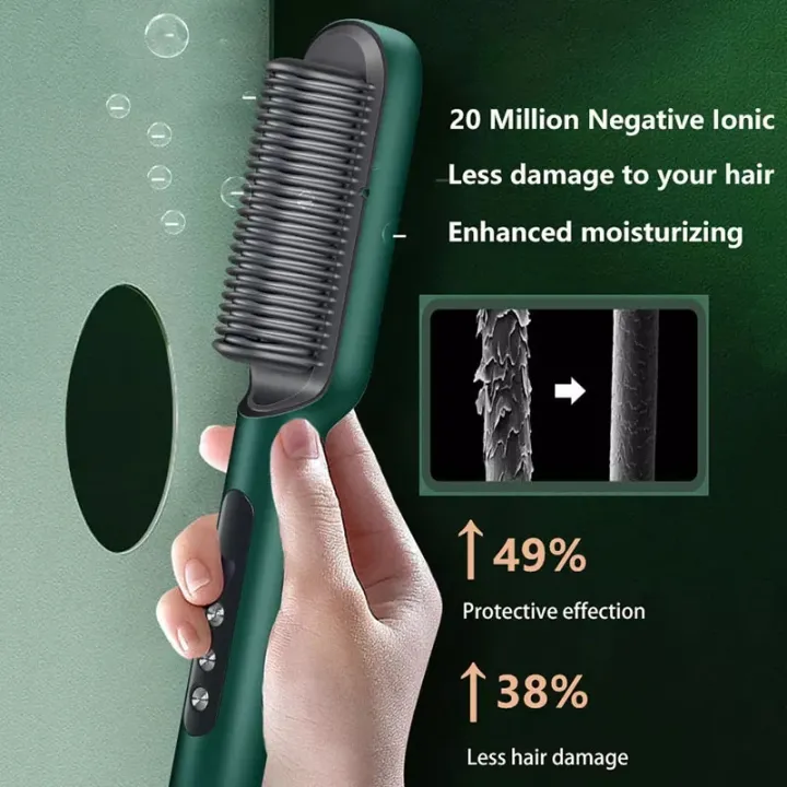 Hair%20Straightener%20Brush%20Curling%20Comb%202%20In%201%20Hair%20Hot%20Comb%20Anti-Scald%20Hair%20Straightener%20Brush%20For%20Girls%20Electric%20Heated%20Hair%20Styler%20Tool,%20Travel,%20Professional%20Salon%20at%20Home%20-%20Image%202