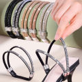 Women Shoeslaces for High Heels Shoes Decorations Buckle Lazy Shoelaces Elastic Band Anti Falling Heel Non-Slip Belt Strap. 