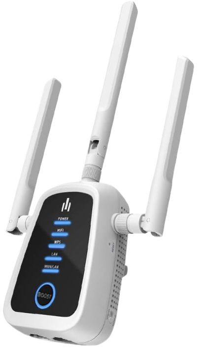 Trifiboost Dual-Band 2.4GHz 5GHz Wi-Fi Extender Boost Extend Wireless Internet Connection
