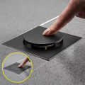 Bounce Press Floor Drain Black Floor Drain-Floor Cover Shower Room Push Down Drain Plug Shower Drain. 