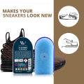 WBM Shoe Cleaning Scrubber - For Sneakers  Instant Shine Sponge with Liquid Polish - 100ML. 