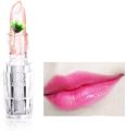 Transparent Color Changing Flower Jelly Lipstick Clear Crystal Jelly Lipstick. 