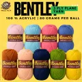 Yarn Vista | Bentley Double Knit Wool Yarn | 4 Ply Double Knit | 100% acrylic | 75-80 grams each ball | High Quality Soft Wool Yarn Ball | Best use for knitting & crochet. 