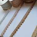 Sequins Lace (8 Yards) | Fancy Sequins Border Lace for Clothes  Fancy Dupatta Border Lace. 