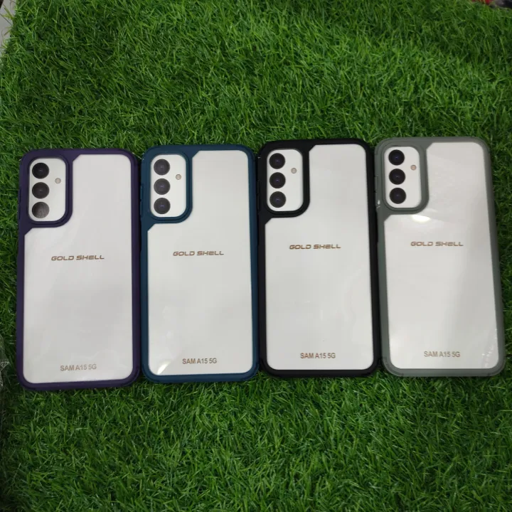 SAMSUNG%20A15%20Gold%20Shell%20Transparent%20Protective%20Case%20Sleek%20Slim%20Design%20with%20Durable%20Shockproof%20TPU%20Bumper%20-%20Crystal%20Clear%20Back%20Cover%20for%20Enhanced%20Style%20and%20Protection.%20-%20Image%207