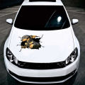 Decorative Sticker Realistic Car 3D Stickers Animal Funny Crack Decals. 