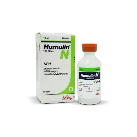 Humalin N vial 10 ml 1000 units