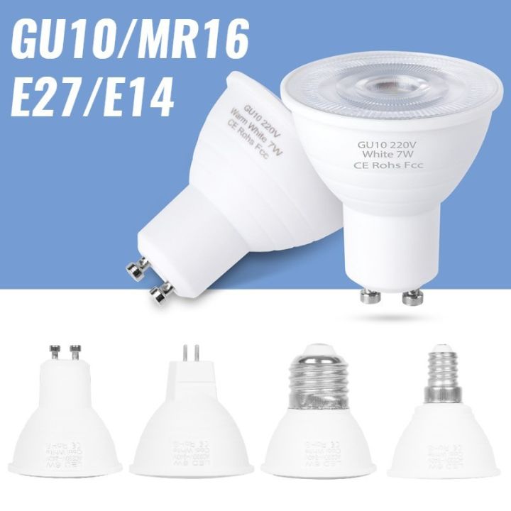 E27 LED Spot Lights- GU10 LED Bulb -5W E14 LED Lamp -220V Spotlight MR16 7W GU5.3 Corn LightBulbs 1-0 Ampoule led light bulb