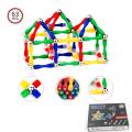 Magnetic Building Set - Educational and Stimulating Magnetic Toy for Both Kids and Adults, 3D Building Blocks & Tiles Puzzle 63 Pcs & 124 Pcs. 