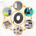 1 Meter Rubber Magnet 10*1 20*1 30*1 Self Adhesive Flexible Refrigerator Magnetic Strip Tape Width 10/20/30mm. 
