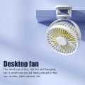 Small Portable Clip Fan USB Desk Fan with 3 Speeds Strong Airflow, 720° Rotation, Ultra-Quiet, Desk Fans for Home/Offi. 