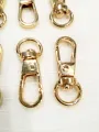 10 High Quality 32mm Metal Swivel Lobster Clasp Hooks Snap Buckles for Bag Strap Keychain DIY Leather Craft Handbag Purse Belt Dog Collar Pet Leash Accessories Rotating Carabiner Clip Hook. 